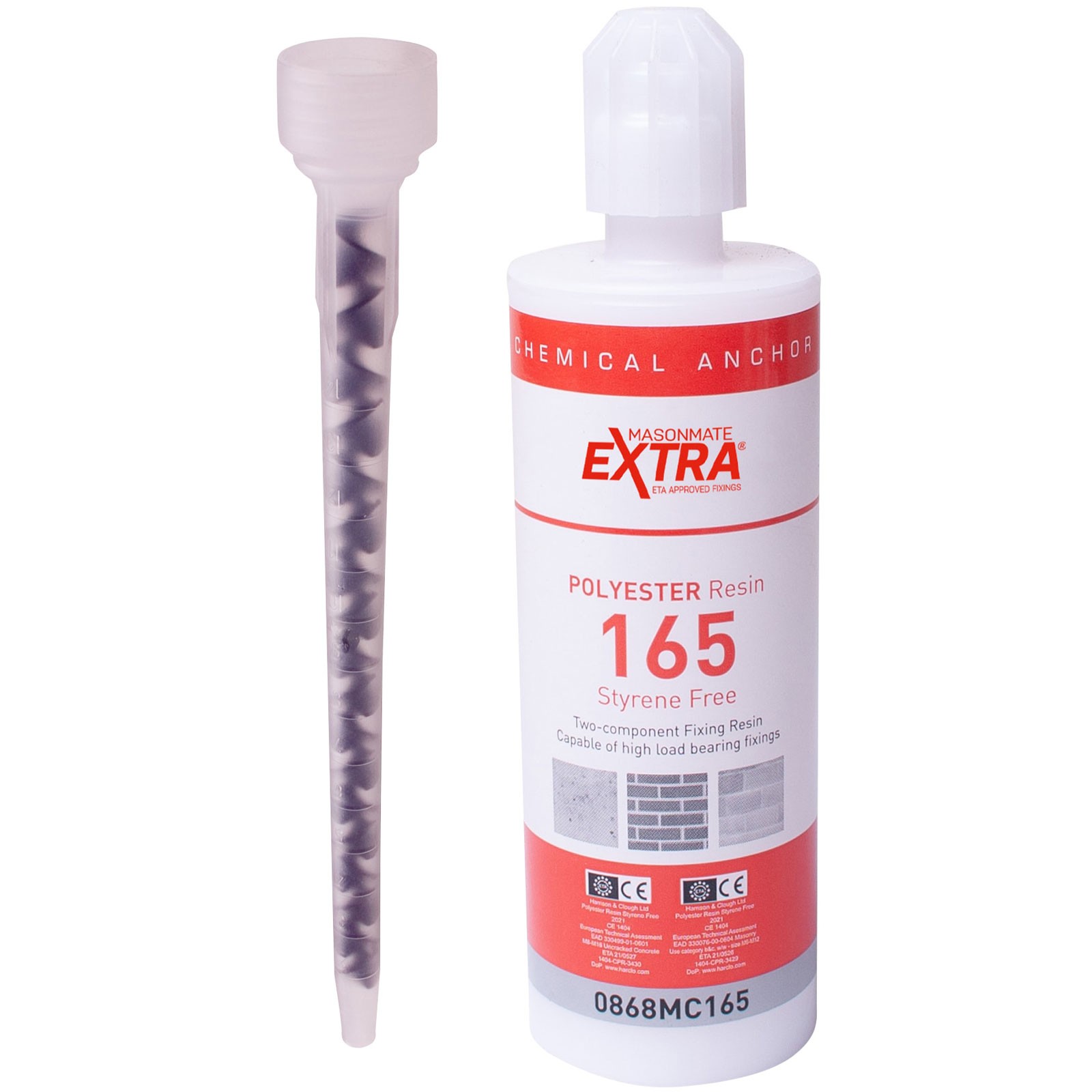 MASONMATE Chemical Anchor Resin Styrene Free 165ml
