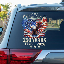 America 250Th Anniversary Eagle Sticker - USA Independence Day Commemorative Mer