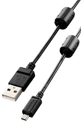 ELECOM Digitalkamera USB Kabel / Flach 8-polig / Ferritkern / 1,5mNEU