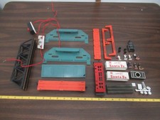 Vintage lot of train parts HO Scale Tyco more