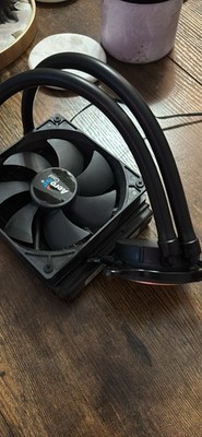 AeroCool Black AIO Liquid CPU Cooler with Radiator, Fan & Tubing