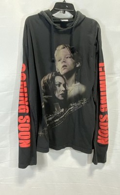 Vetements Women's Titanic Hoodie Black ETE 2016 Coming Soon Red Graphic Sz M