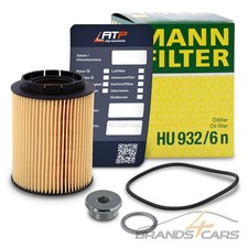 MANN-FILTER ÖLFILTER+ÖLABLASS-SCHRAUBE FÜR AUDI A8 4D 3.7 4.2 S8 BJ 98-02