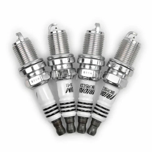 4PCS NGK Iridium Spark Plugs BKR5EIX-11 5464 For Toyota Mitsubishi Mazda HYUNDAI Foto 3 de 4