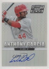 2013 Panini Prizm Perennial Draft Picks Silver Anthony Garcia #91 Auto 2f4