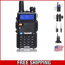 UV-5R Dual Band Walkie Talkie - 128 Channels, 5km Range, 1800mAh Battery