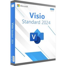 Microsoft Visio Standard 2024 Lizenz Key 1 PC Dauerlizenz Code per Mail