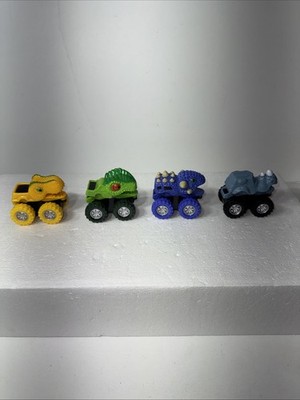 Lot Of 4 Monster Trucks  Spark Create Imagine Dino Monster Toy