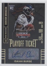 2014 Panini Contenders Playoff Ticket /199 Isaiah Burse (White Jersey) Auto 0c2