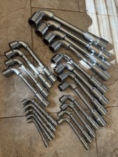 Facom Angled Pass Thru Socket Wrenches 8-32mm 6 Point Metric #75 - 21pc Set