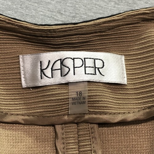 Giacca Kasper Donna 18 Carriere Indie Minimalista Chic Retrò Moto Occasione Beige - Foto 2 di 12