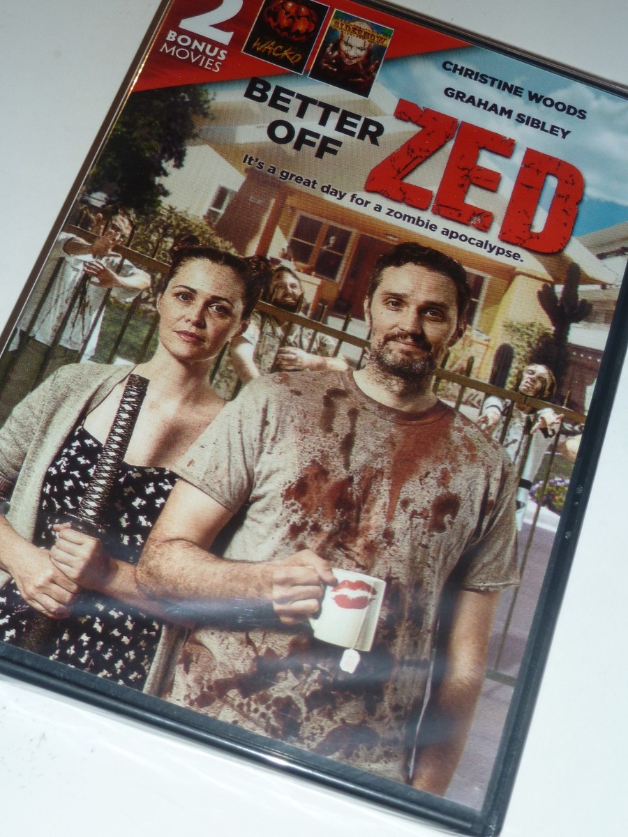 Better Off Zed DVD 2018 a quirky zombie horror comedy movie Graham