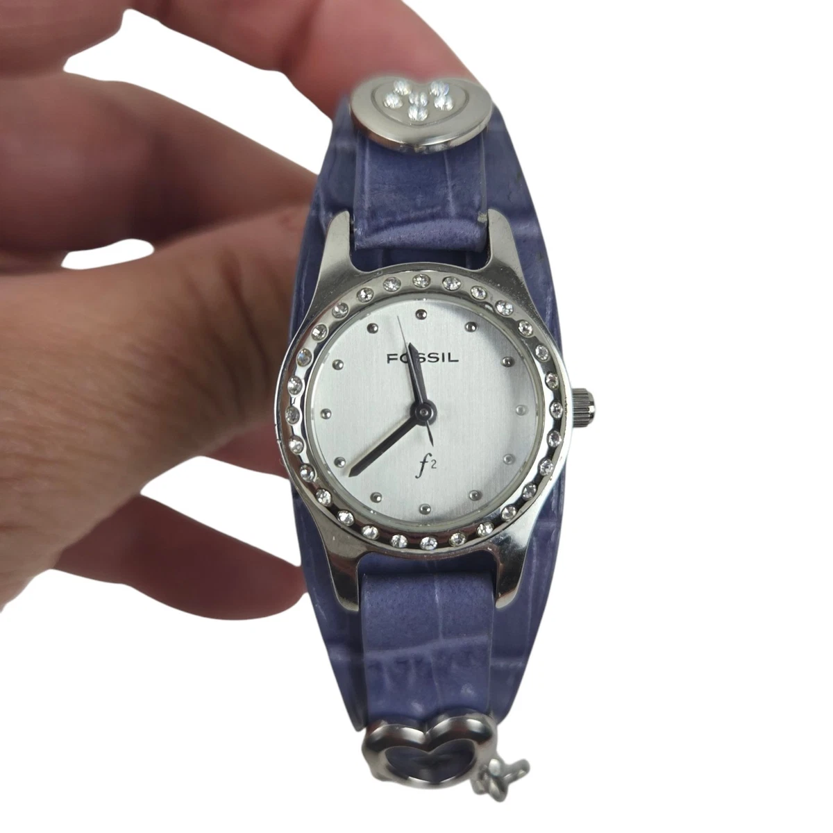 Fossil Stella Womens CH-2747 Chronograph LAVENDER Quartz 42mm Watch 5.3/4 Fossil Purple Wristwatches for sale | eBay main image 3
