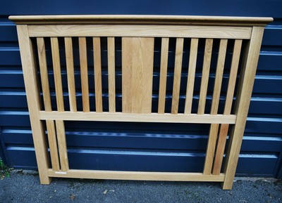 Atlanta Natural Oak Furniture Wood Single Headboard 3ft Bed Piece