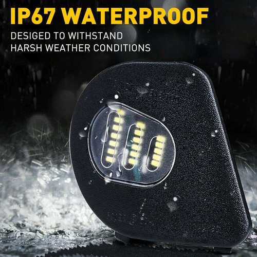 LED Truck Side Mirror Puddle Lights For Dodge Ram 10-19 1500 2500 3500 4500 5500 - Picture 8 of 10