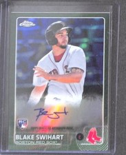 2015 Topps Chrome Green Refractor Autograph #AR-BST Blake Swihart No 30 of 99