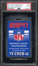 Cowboys PSA Ticket Stub 2005 Ring of Honor Aikman Smith Irvin Pass ROH NFL
