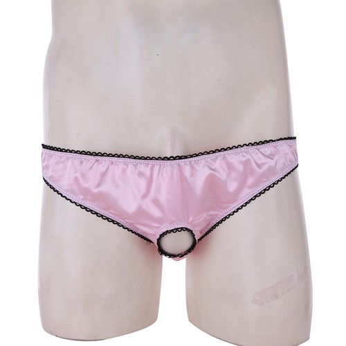US Mens Sissy Pouch Underwear Satin Panties Thong G-string Bikini Briefs Tangas - Picture 97 of 135