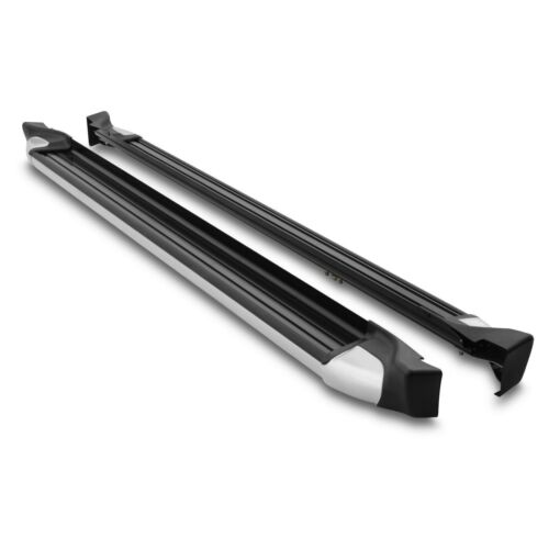 PASSI LATERALI PEDANE STILE OEM - COPPIA PER ISUZU D-MAX DOPPIA CABINA 2012-2020 - Foto 8 di 11