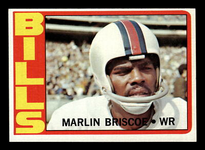 Marlin Briscoe 1972 Topps #30 Buffalo Bills Ex/Mt-NM