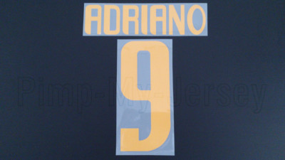 ADRIANO #9 Parma Home 2003-2004 Custom-Made Handmade Name Set