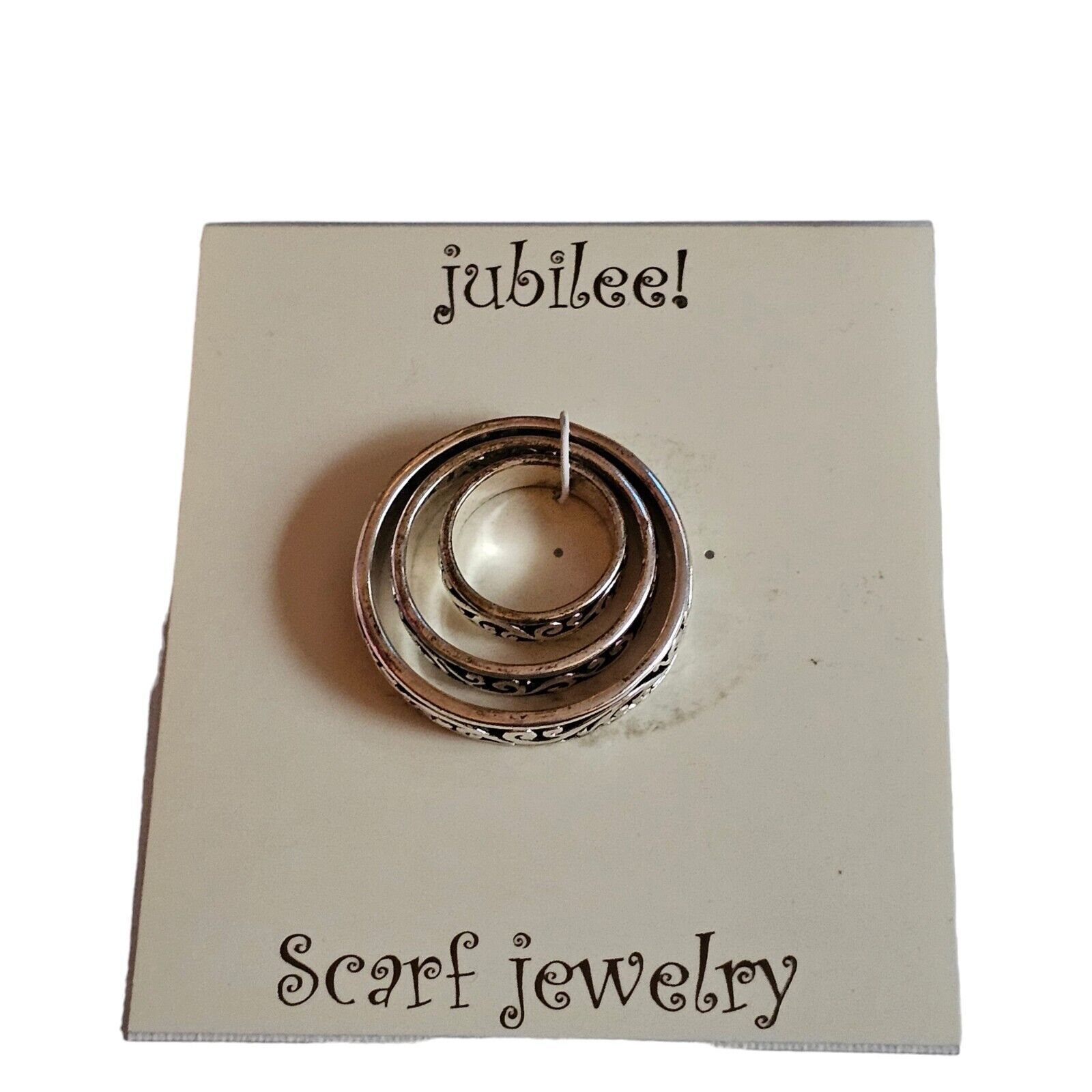 Юбилейный Шарф, Украшения, 3 Кольца, Новые