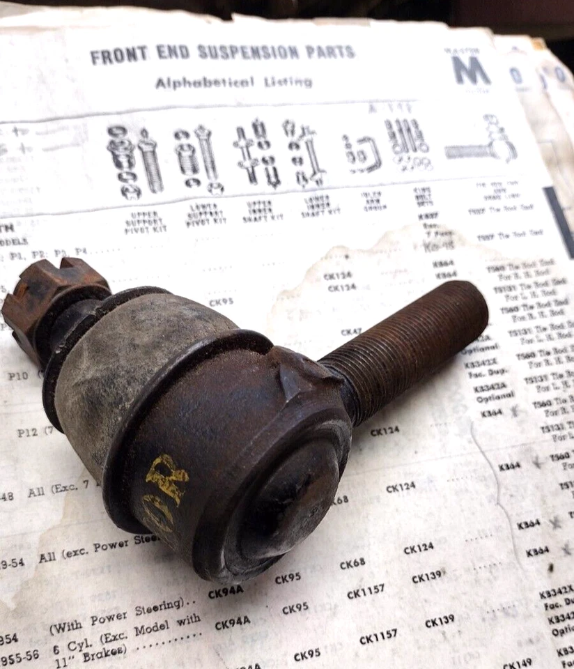 Extremo de varilla de amarre derecho MOPAR Plymouth 1940-48 ES-60R NOS Foto 2 de 3