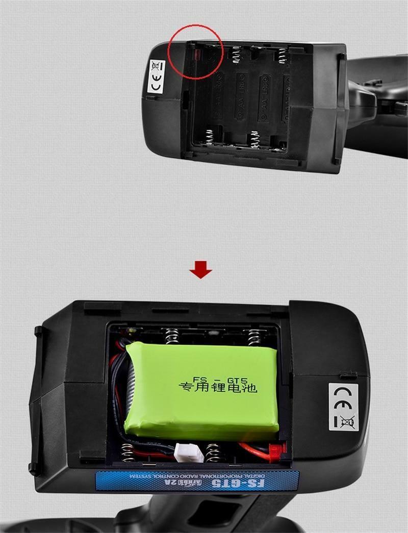 Batteria LiPo 1500mAh 7.4V 2S 8C Per Trasmittente Flysky FS-GT5