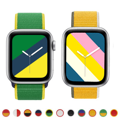 Woven Nylon Loop For Apple Watch Series 11-1 Ultra SE Sport Band Strap 38mm-49mm
