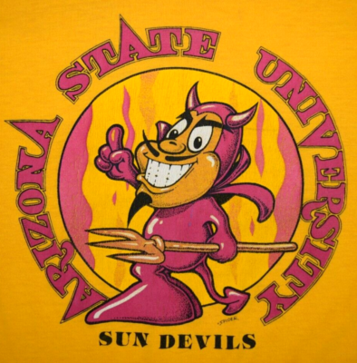 80s Arizona State Sun Devils NCAA ビンテージ 1980s Arizona State Sun Devils Corduroy Hat Original Never