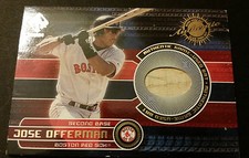 Jose Offerman Red Sox 2001 Private Stock Baseball Bat Certified JG3