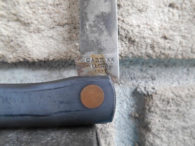 VINTAGE 1976 CASE XX #2137 4 DOT SODBUSTER JR. SINGLE BLADE