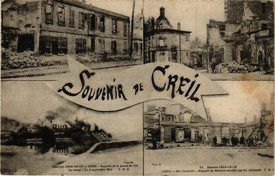 CPA MILITAIRE Souvenir de Creil (316158)