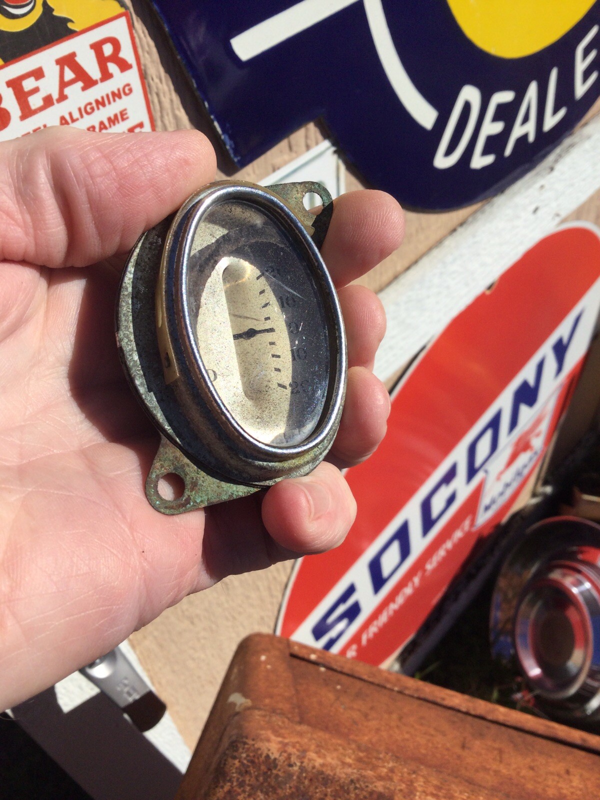 33 34 FORD AMP GAUGE RAT ROD FLATHEAD  NAILHEAD ARDUN SCTA TROG
