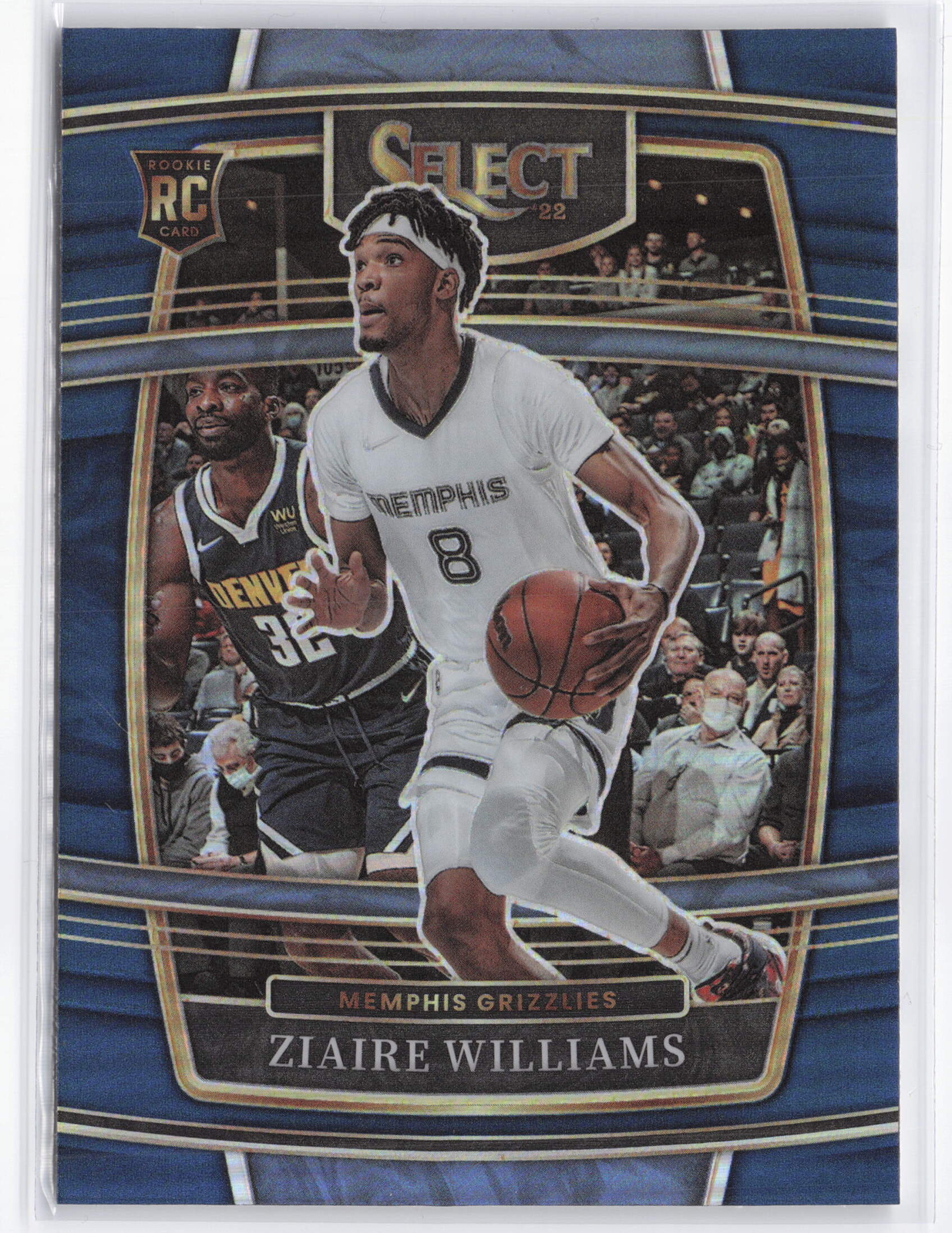 2021-22 Panini Select #86 Ziaire Williams Blue (Retail Base)