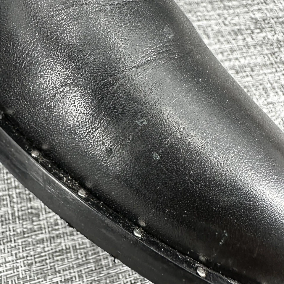 Botines Freda Salvadore Ace para mujer talla 7 cuero negro con cordones victorianos Foto 3 de 4