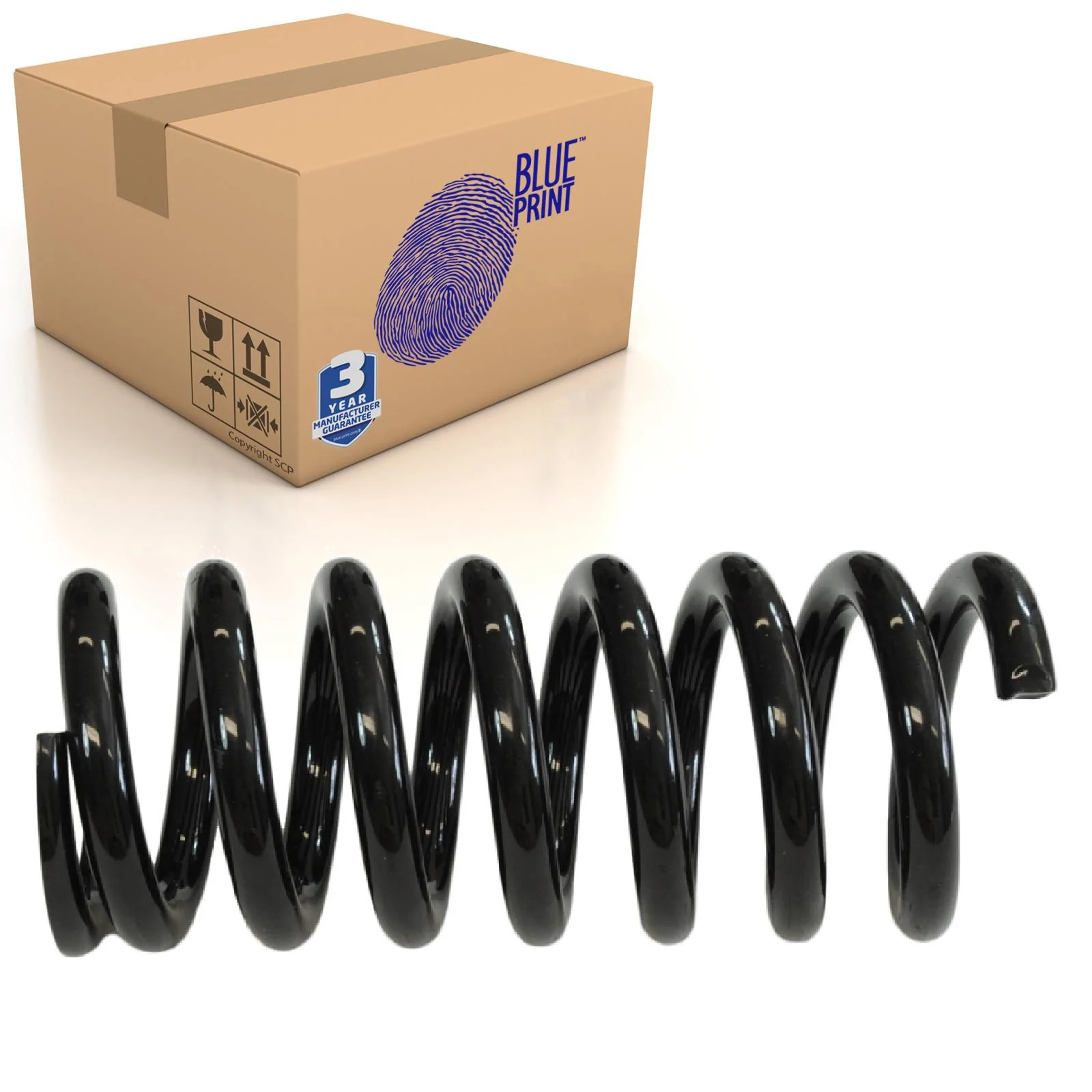 Front Coil Spring Fits Mitsubishi L 200 OE MR150814 Blue Print 