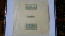 Vintage SUNKIST Advertising Lemon Wrapper
