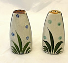 Mexican Tonala Pottery Salt & Pepper Shakers, Original Cork Stoppers VTG — photo 3