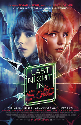BB2186 Last Night in Soho Film By Edgar Wright 2021 Artwork Movie Poster 11x17
