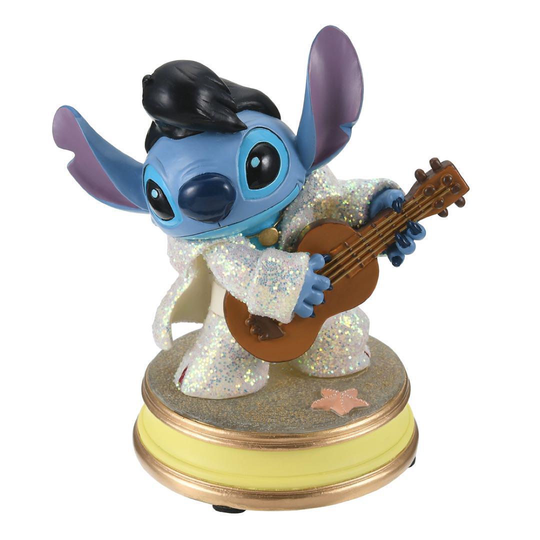 Disney スティッチ エルビス ぬいぐるみ リーゼント ギター付き 小物格安 レア スティッチ ギター ぬいぐるみ エルビス ディズニー [リロ