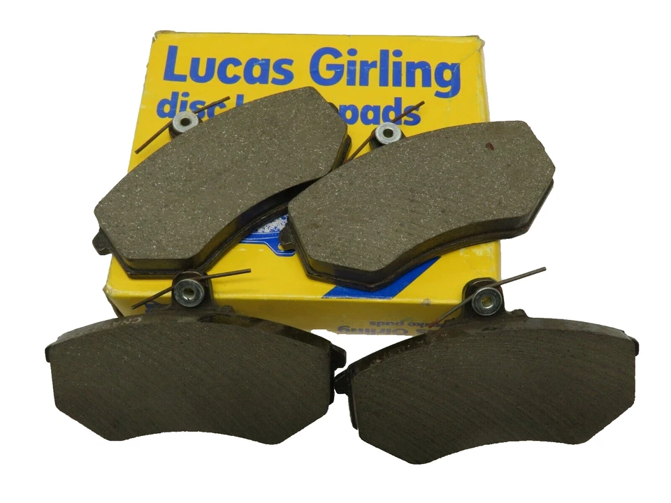 Juego de pastillas de freno delanteras Lucas Girling para Audi 4000 y cupé VW Golf Jetta Scirocco Foto 3 de 3