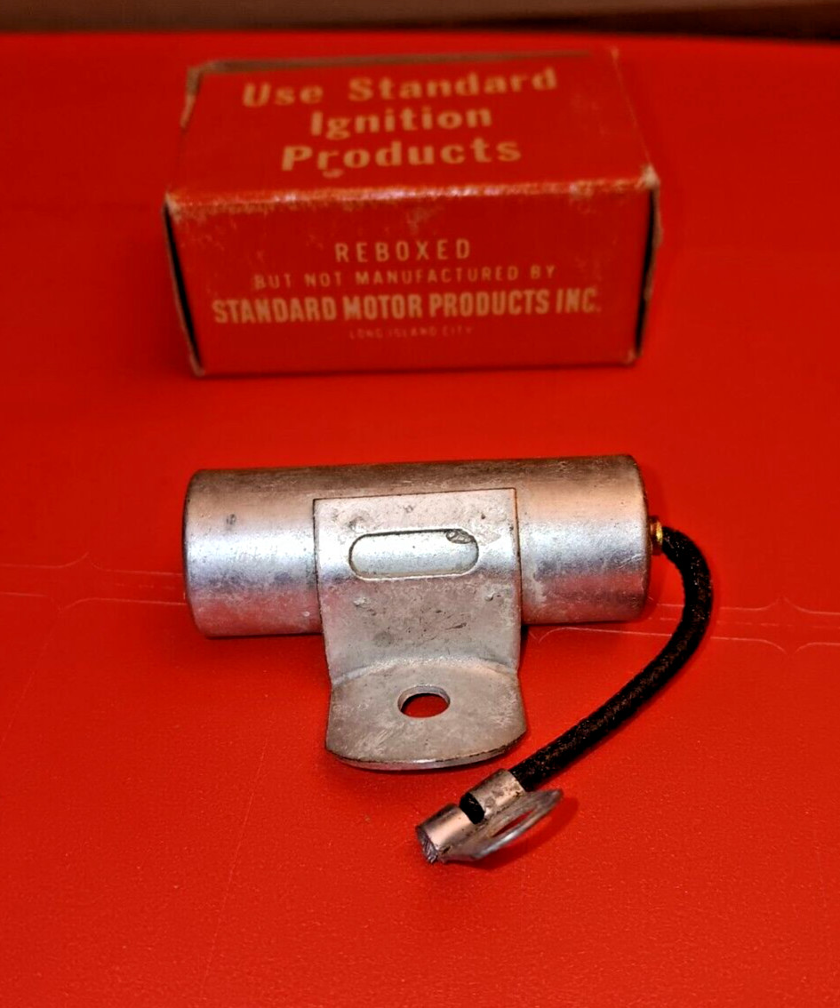 IGNITION DISTRIBUTOR CONDENSER  35 36 PACKARD AUBURN HUDSON NASH AUTOLITE NOS