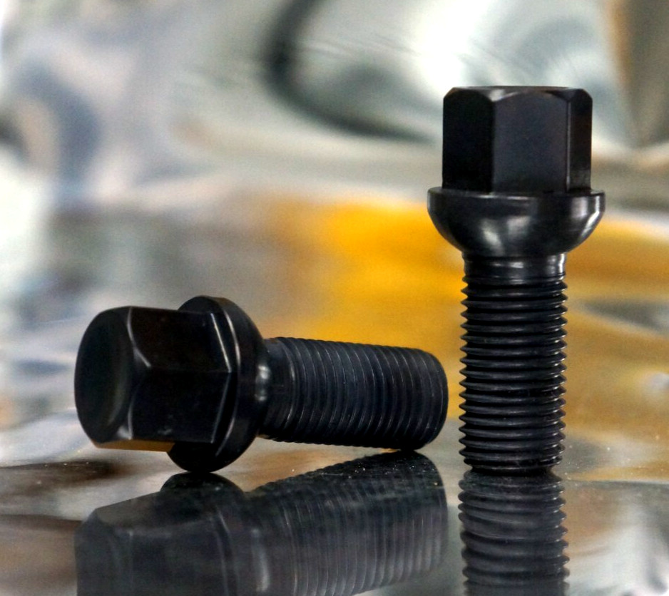 20x Black Titanium Wheel Lug Bolt 14x1.5 Audi VW Bentley Mercedes Genesis