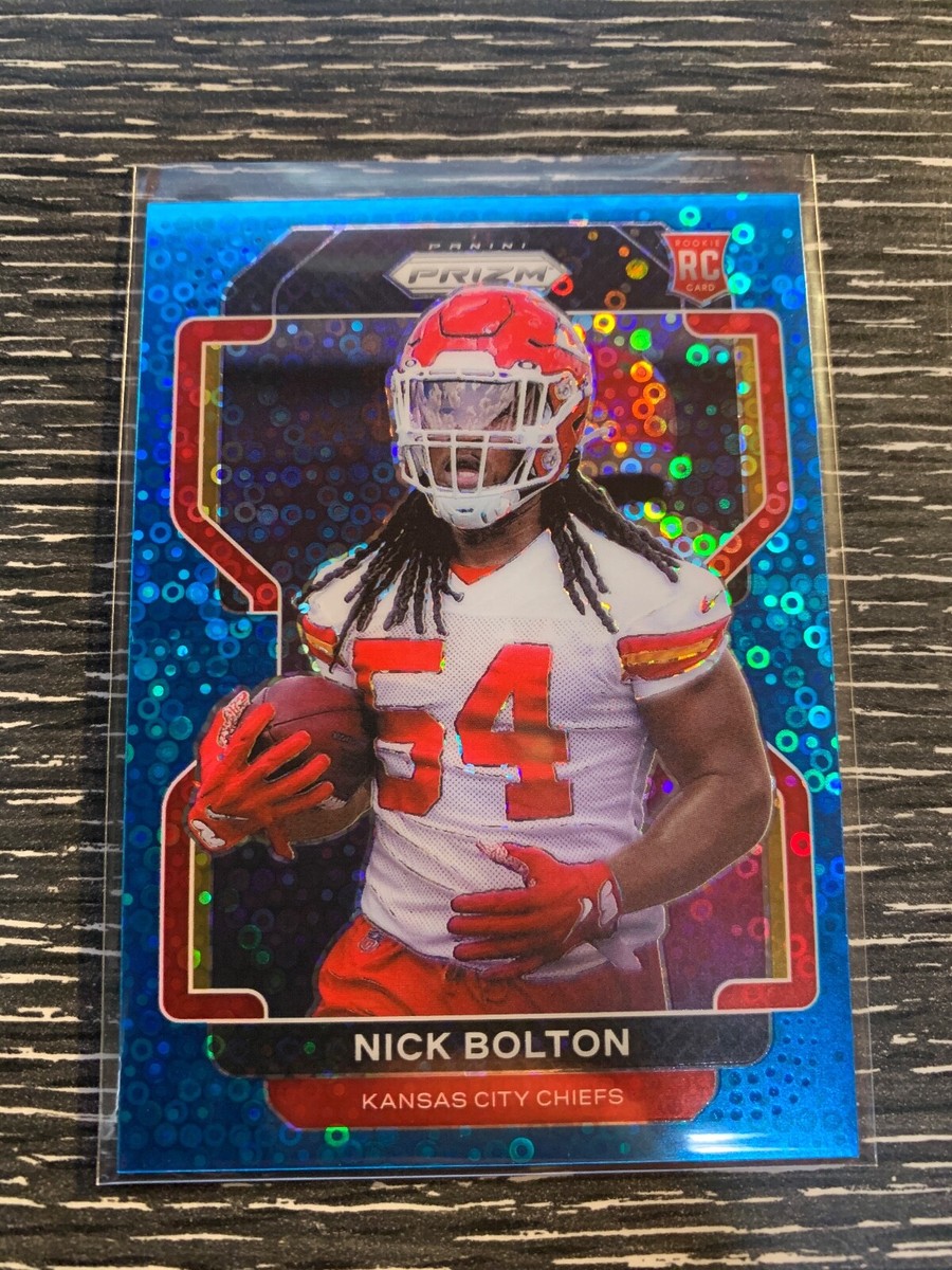 2021 Prizm Rookie No Huddle Blue Chiefs Nick Bolton RC /79 4AB | eBay