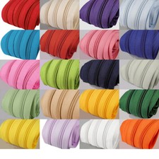 Endlos Reißverschluss 5m in 5mm inkl. 10 Zipper Spirale TOP Meterware Kette