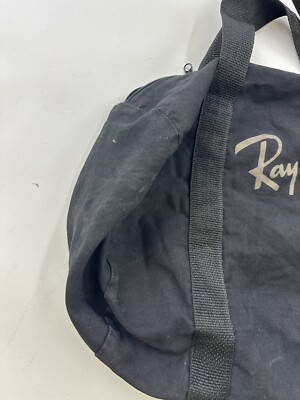 Vintage Ray-Ban Duffle Bag Black Gym Duffel Bausch Lomb | eBay