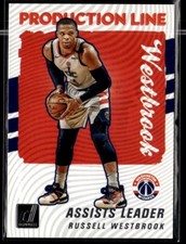 2021-22 Panini Donruss Russell Westbrook Production Line #1 Wizards