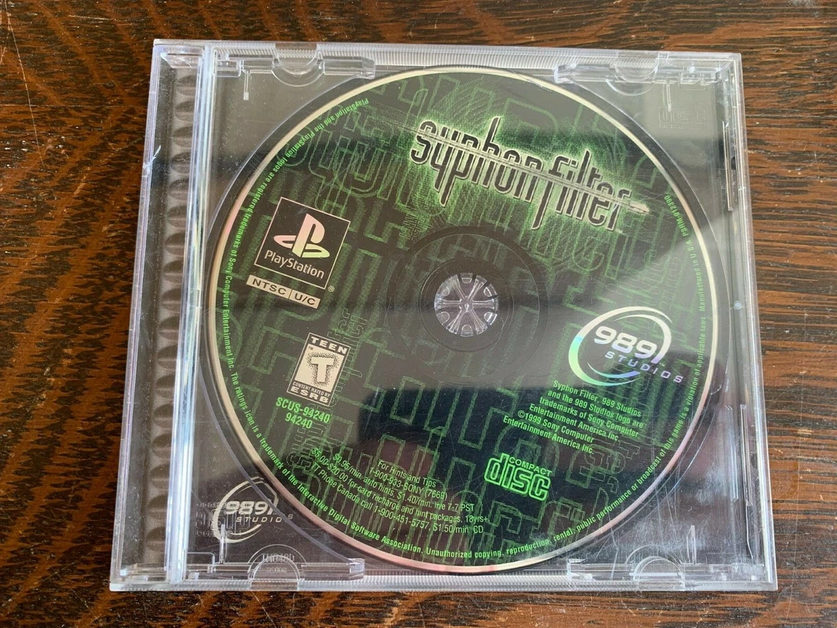 Syphon Filter 3 – Sony PlayStation 1 PSX – Retro Games Reproduction