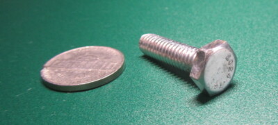 Cap Screw Bolt, Full Thread, Aluminum, 1/4''-20 x 1.0'' Length, 25 pc